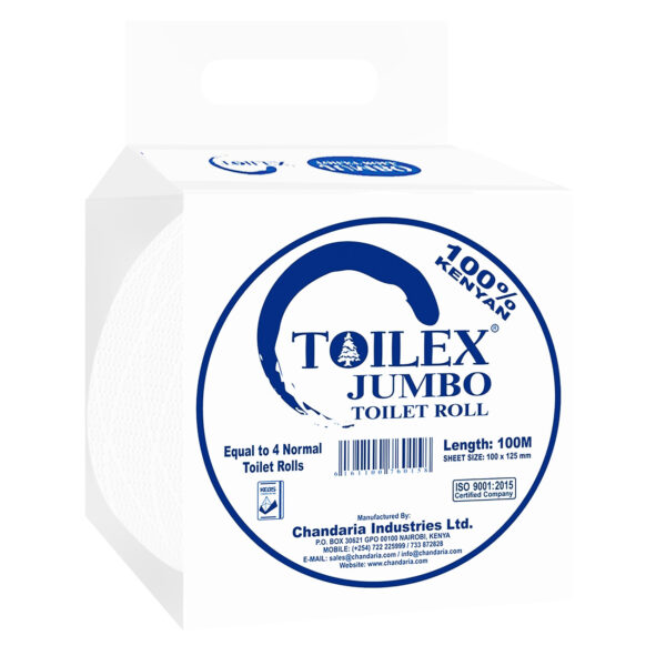 Toilex Jumbo Wrapped 100 Mtrs 12S